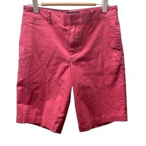 Polo Ralph Lauren Pink shorts size 16 brown buttons on back pockets